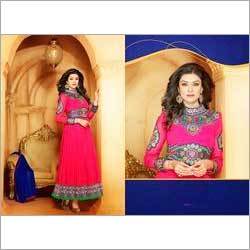 Pink Party Wear Anarkali Salwar Kameez