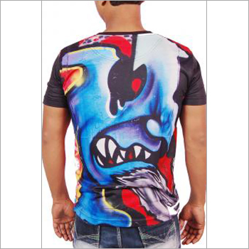 Graffiti Printed Cotton T Shirts