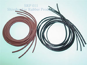 Red & Black Extruded Rubber Cords