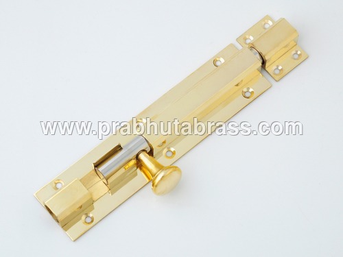Brass Hex Tower Bolt