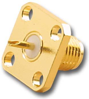 Brass Panel Mount Jack