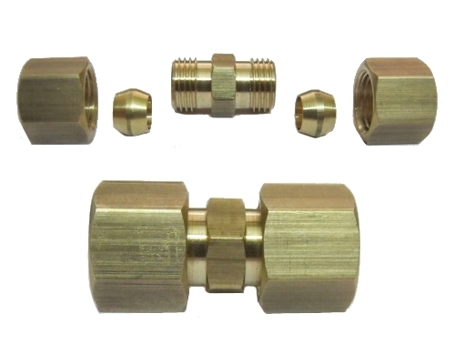 Brass Compression Fittings - Brass 6-25mm, 10 Bar Pressure | Leak-Proof Joints, Secure Connections, Easy Installation