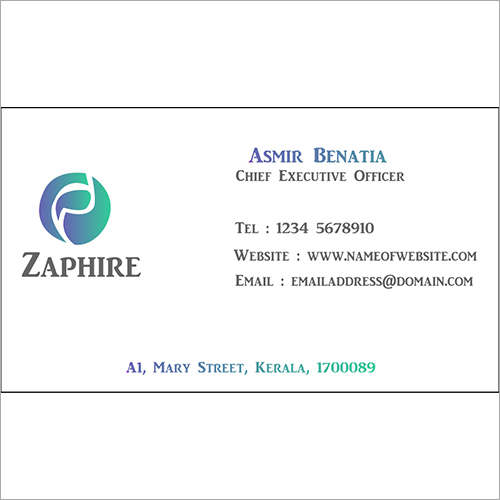 Business Visiting Card (Back)