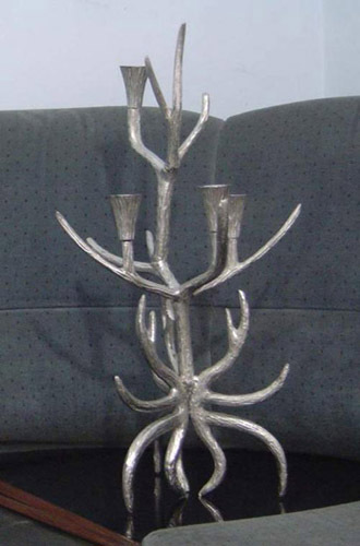 Polished Candle Holder