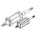 Double Ended Air Cylinder Dimensions: 32-100 Millimeter (Mm)