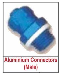 ALUMINIUM CONNECTORS (MALE)