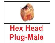 HEX HEAD PLUG (MALE)