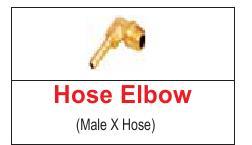 HOSE ELBOW  Male X Hose