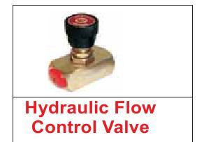 HYDRAULIC FLOW CONTROL VALVE By Multitech Pneumatics & Hydraulics