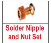 SOLDER NIPPLE AND NUT SET
