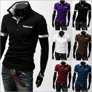 Casual Mens Shirt-Stylish Coat-Slim Short