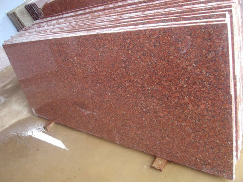 Imperial Red Granite - 20-25 mm Thickness, Polished Surface , Everlasting Shine, Stain-Resistant, Crack Resistance for Flooring & Countertops