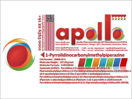 Api Apollo - 1-(Pyrrolidinocarbonylmethyl)Piperazine