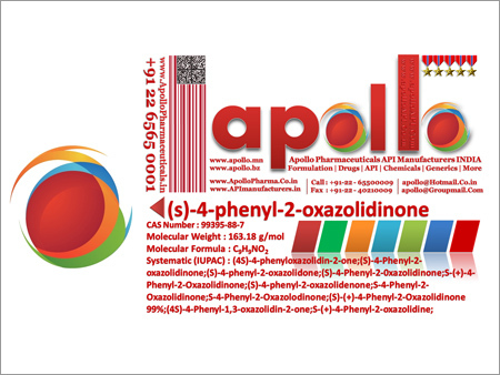 API Apollo - (s)-4-phenyl-2-oxazolidinone