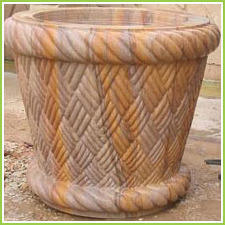 Outdoor Stone Planters