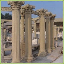 Indian Stone Pillars Round