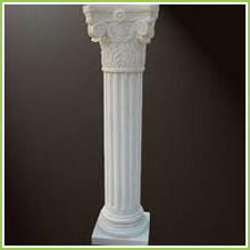 Cream Stone Pillars