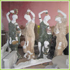 Stone Sculpture - Quality Stone Material, Multi-Size Options for Home Decor, Eye-Catching Alluring Look, Colorful Designs