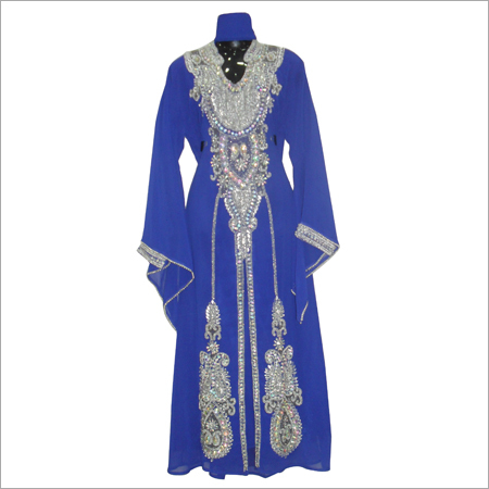 Embroidered Kaftan Dress