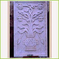Hand Carved Stone Panel