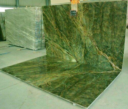 Bidasar Green Marble Slab - Stone Color: Light Brown