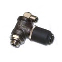 Metal Blocker And Flow Regulator With Push In Connection