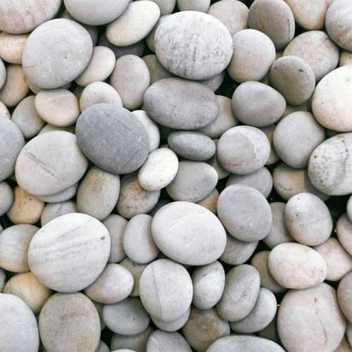 Natural Limestone Pebbles - Size: As Per Client