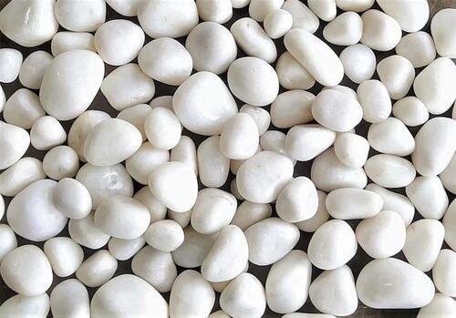 White Rice Tumbled Limestone Pebbles