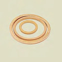 Copper Washer - Material: Copper, Size: D 8-12mm | Round Structure, Durable, Corrosion Resistant, Perfect Finish