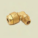 Brass Male Stud Elbow With Bspt Thread