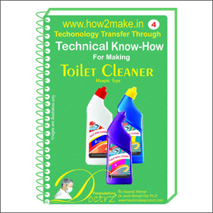 Toilet Bowl Cleaner - Blue Thick Formula | Instant Downloadable Technical Know-How eReport for Small Scale Manufacturing, Comprehensive Guidelines, Raw Material Details