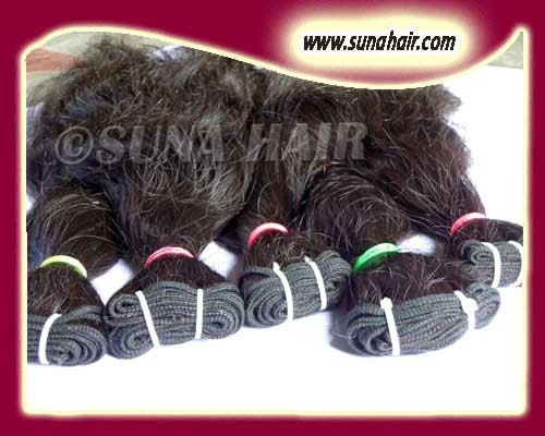 Wavy A virgin great lengths human hair ponytail extension