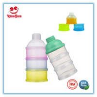3 Layers Baby Milk Powder Dispenser - Food Grade Ppo, Transparent Design | Multi-functional, Eco-friendly, Bpa Free, Customizable Colors