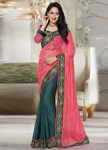 Exclusive Embroidery Fancy Saree