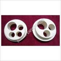 Alumina Ceramic Muffle Tube End Cap