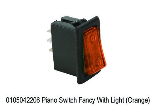 Piano Switch Fancy With Light (Orange)