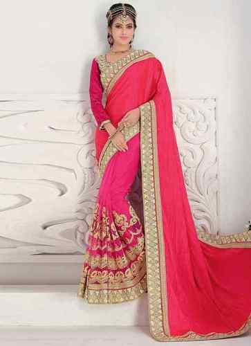 Designer Embroidered Fancy Sarees