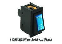 Wiper Switch Ape - Abs Plastic, Polished Finish | Single-pole On-off Control Switch For Buttons