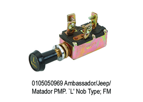 Ambassador Jeep Matador PMP. `L' Nob Type fm 