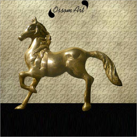 Brass Horse Sculpture
