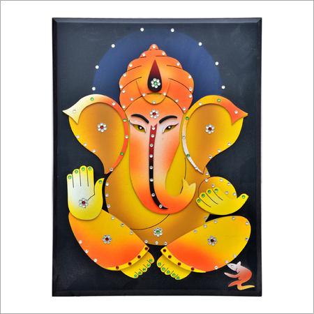 Wooden Ganesh Wall Hanging