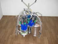 Motorized Double Bucket Milking Machine