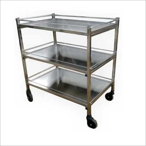 Stainless steel Instrument Trolley 3 Tier