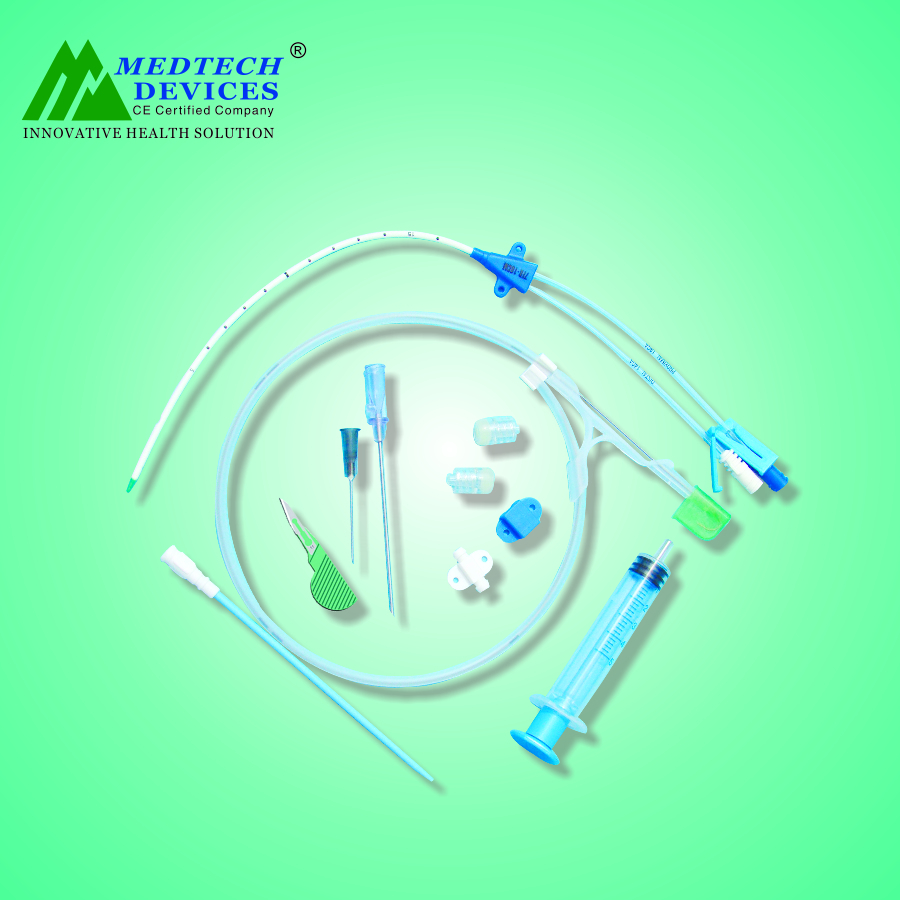 Central Venous Catheter Double Lumen Kit By MEDTECH DEVICES