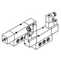 Sub Base Solenoid Pilot High Flow Valves - Alloy Steel Material, Medium Pressure Rating | Designed for Efficient Water Flow