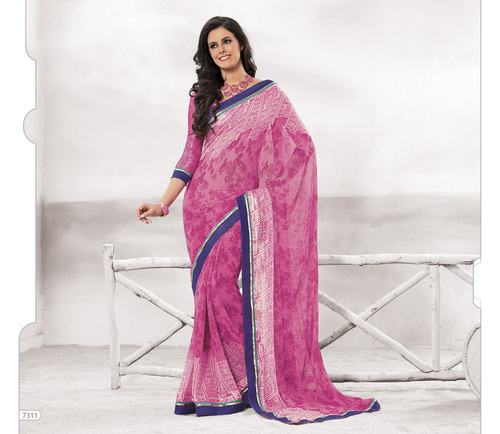 Designer Pink Sarees