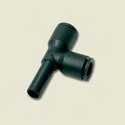 Plug-in Equal and Unequal Run Tee - Plastic, 4 to 12mm Size Options, 10 to 19mm Diameter, Fluid Media Compatibility
