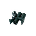 Connector for 3 Tubes - Plastic, 36.5mm Diameter x 39.5mm Length x 11.5mm Height, Suitable for Fluid Media | Durable and Lightweight Design