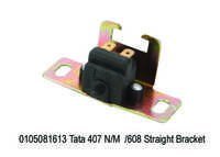 Tata 407 Nm 608 Straight Bracket - Brass And Plastic | Polished Finish, Ideal For Control And Reset Buttons, Single-pole On-off Switch