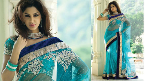 Handwork stone sarees